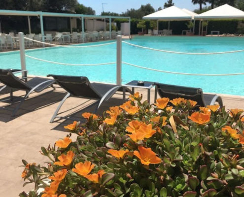 pool in fontane bianche hotel direkt am meer, in sizilien bei syrakus, sizilien urlaub